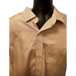 BROOKS BROTHERS shirt Mens, MADISON, Dress, L/S, Supima, Size 17-34 Plaid Luxury